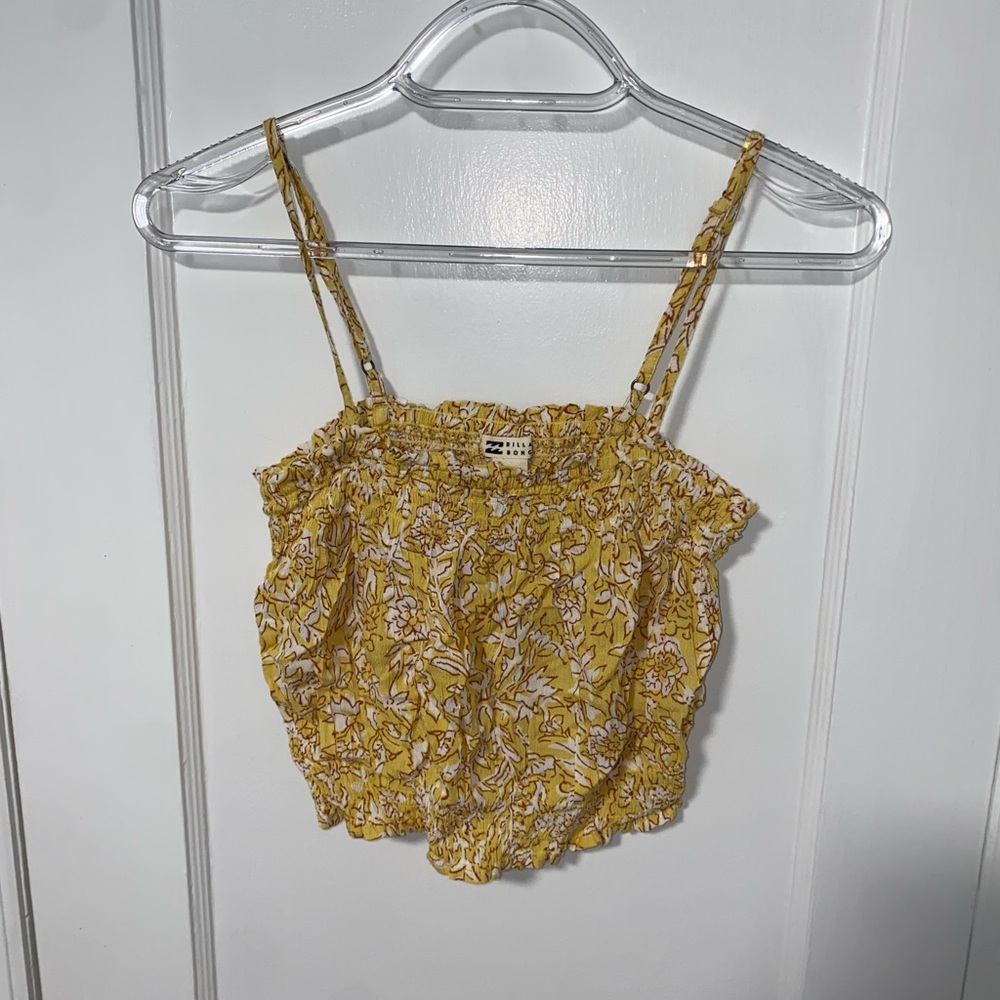flowy floral tank